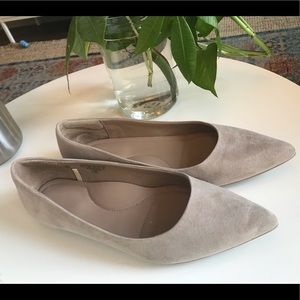 Uniqlo suede flats